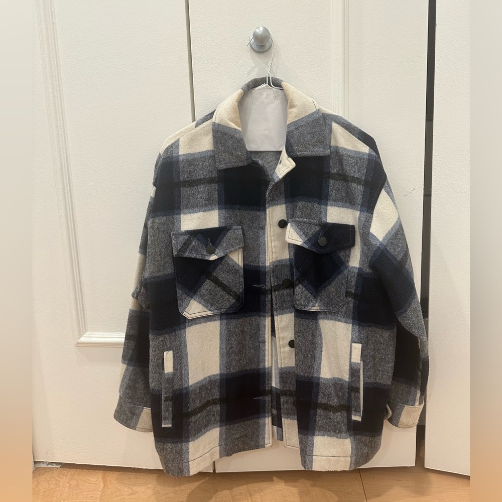 Zara Plaid Overshirt